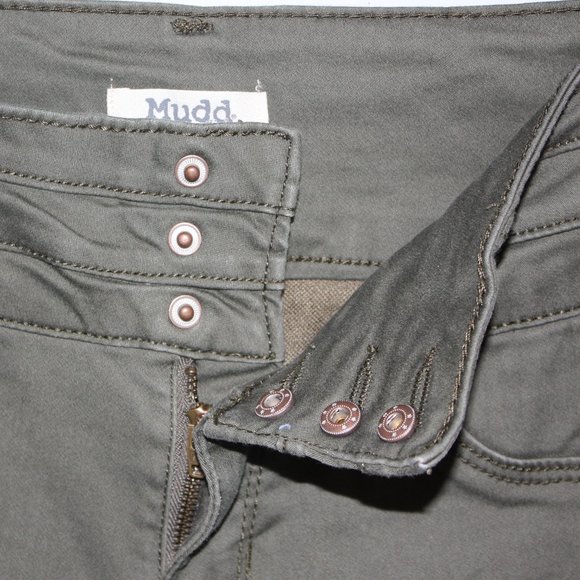 Olive Green Jeggings (14)/ Mudd Girls - Picture 4 of 5